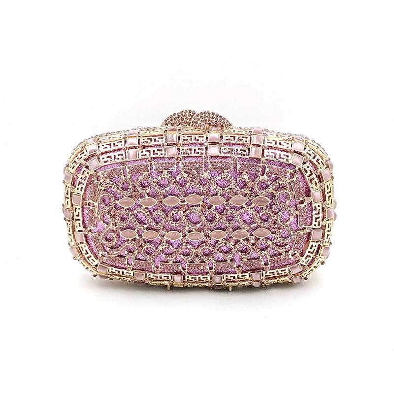 

Traditional Bridal wedding party women evening party bag diamonds luxury crystal clutches elegant opal stones purses, Color 2 beige