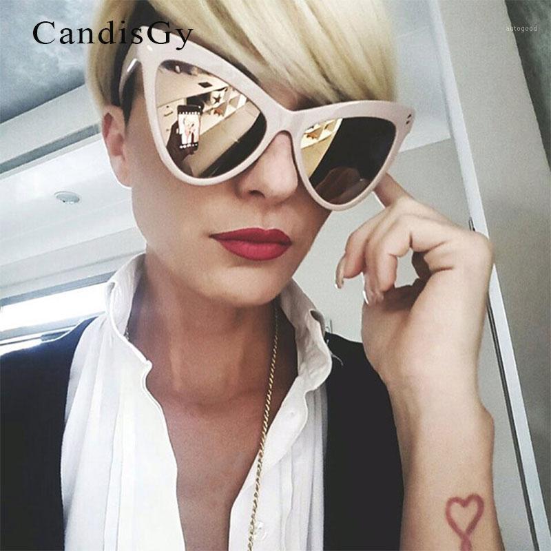 

Sunglasses Luxury Beige Gold Women Brand Designer Leopard Top Quality Cateye Lady Flat Lens Fashion Sun Glasses Glasses1