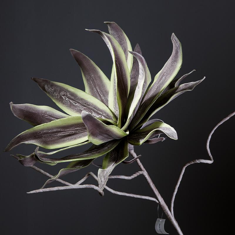 

DIY Projects Artificial Flower Arrangement Material Flowers HDPE Green Plant Tiger Orchid Plant Large Foam Fake Flower Agave