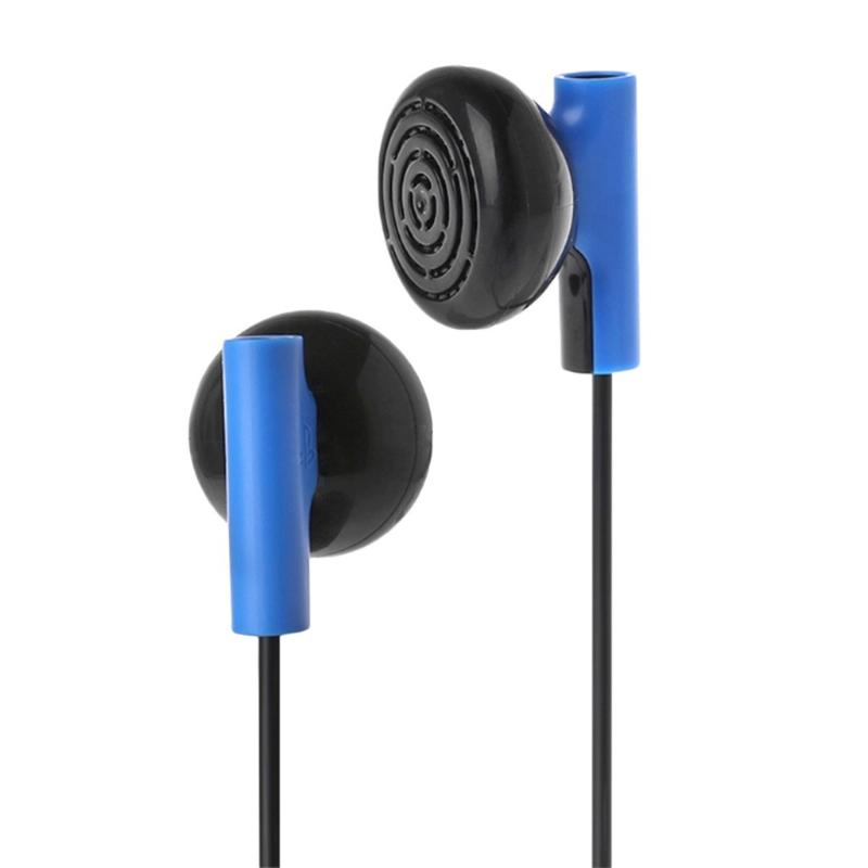 

HD Stereo Gaming Headset Earphone Sports Waterproof Headphone MIC For Sony Playstation Earbuds Headset For PS4 Controller, Black