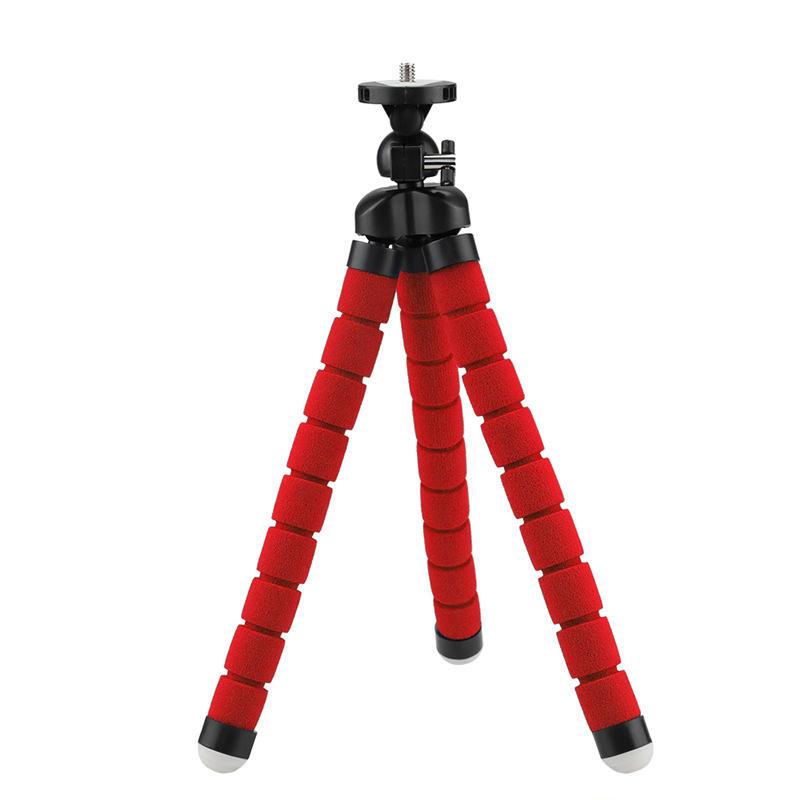 

10pcs/lot Large Red Black Blue Flexible Tripod Portable Octopus Stand Bracket Holder Monopod For Mobile Phones Camera Camcorder