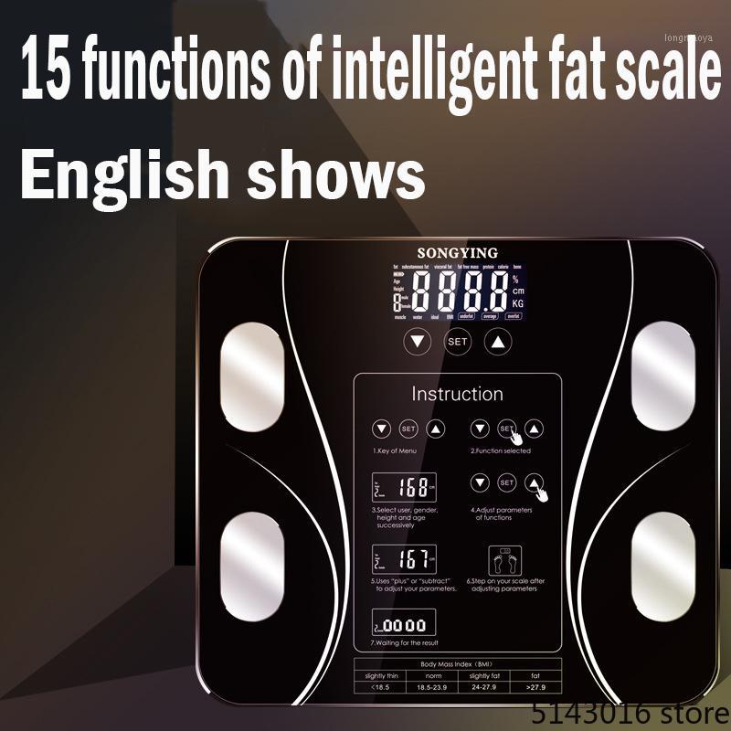 

Hot 15 Body Index Electronic Smart Weighing Scales Bathroom Body Fat Bmi Scale Digital Human Weight Mi Scales Floor Lcd Display1
