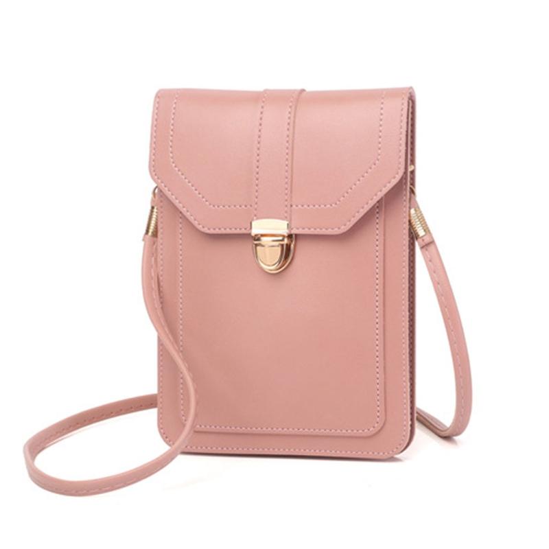 

Small Crossbody Phone Bag for Women Cellphone Shoulder Bags Card Holder Wallet M68C, Black