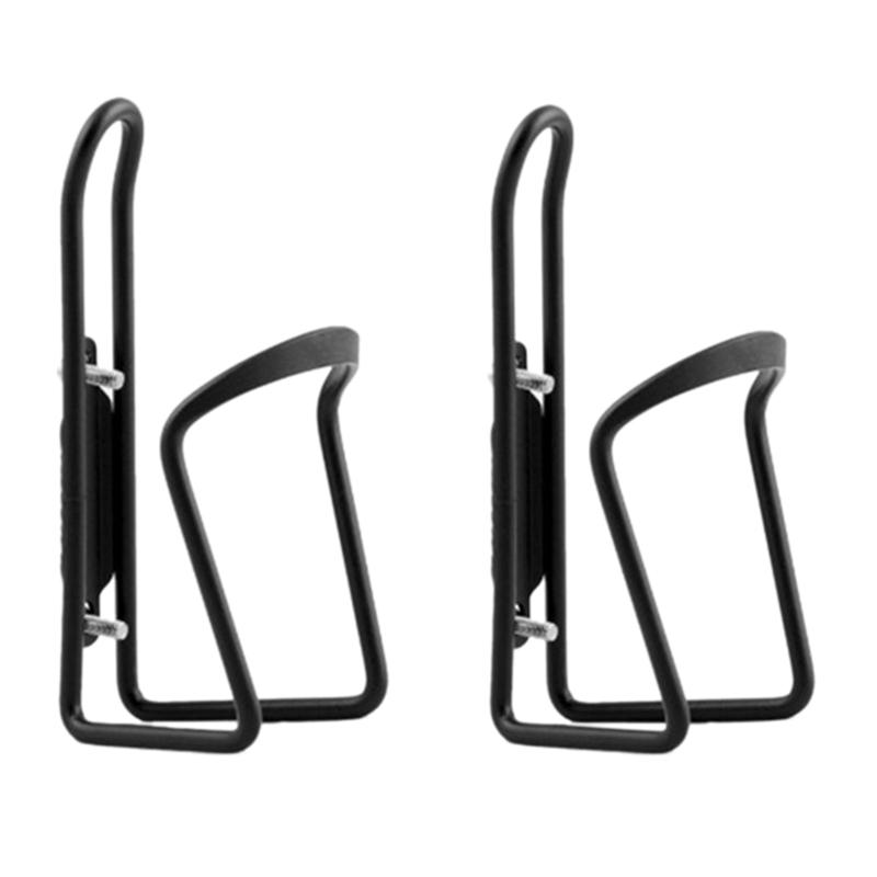 

Water Bottle Cages, Bike Alloy Aluminum Lightweight Water Bottle Holder Cages Brackets(2 Pack- Drilled Holes Required