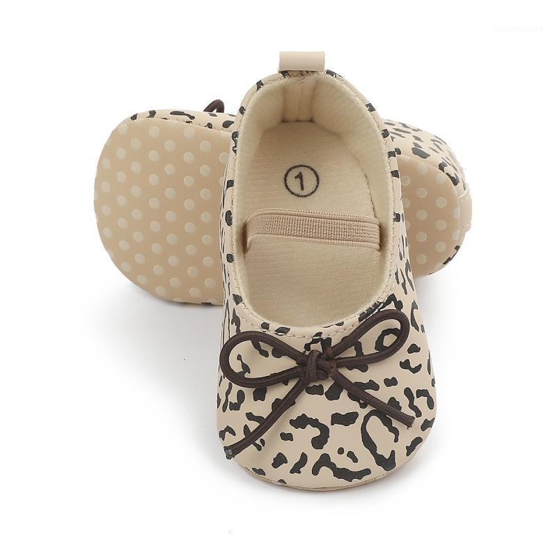 

Autumn Toddler Kids Baby Girls PU Princess Shoes Bow Leopard Print First Walkers Crib Sole Sneaker Baby Moccasins -18M51, Army green