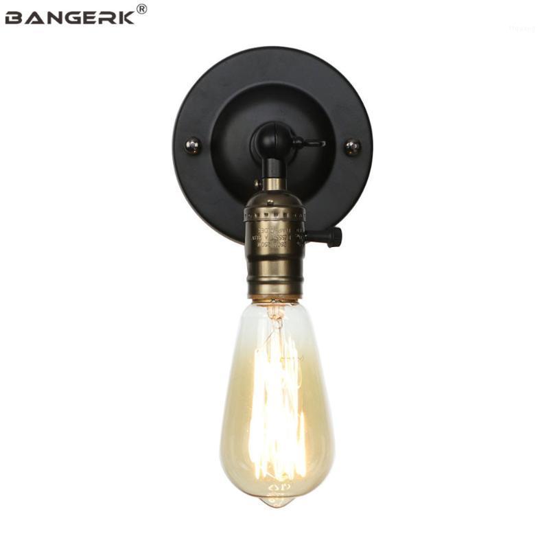 

Antique With Switch Wall Light Iron Loft Decor LED Edison Sconce Wall Lights Retro Bedside Lamp Home Lighting Luminaire1
