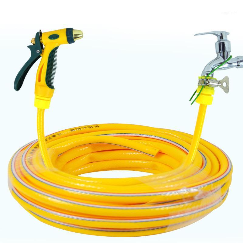 

16FT-82FT Garden Water hose with Garden Water Expandable Magic Flexible Wate Hose Plastic Hoses Pipe With Spray Gun To Watering1, Yellow