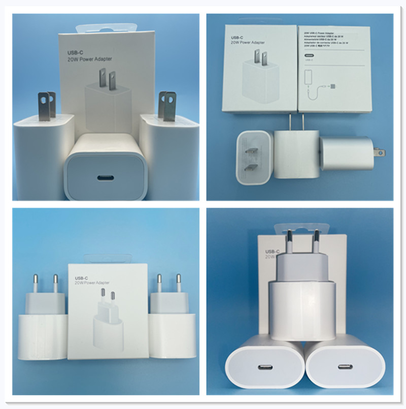 

Flash Charge Power Adapter for Apple iphone 20W PD Charger (US, EU) with or without packaging