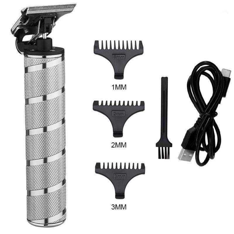 

Professional Hair Clippers Men T-Blade Beard TrimmerRechargeable Cordless Haircut Machine Barber Grooming Kit1