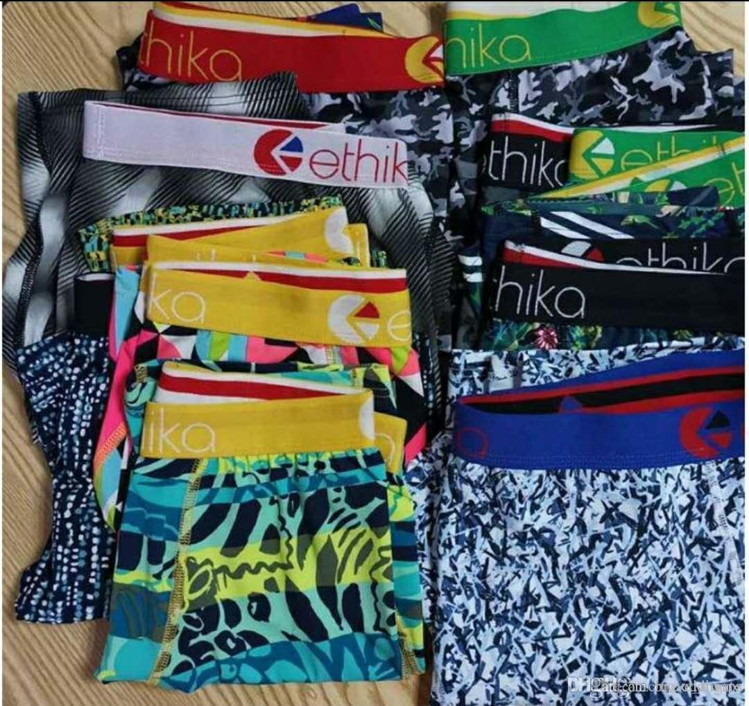 

2021Random styles/colors Ethika icon Mens boxer underwear sports hip hop rock excise underwear skateboard street fashion quick dry Shorts