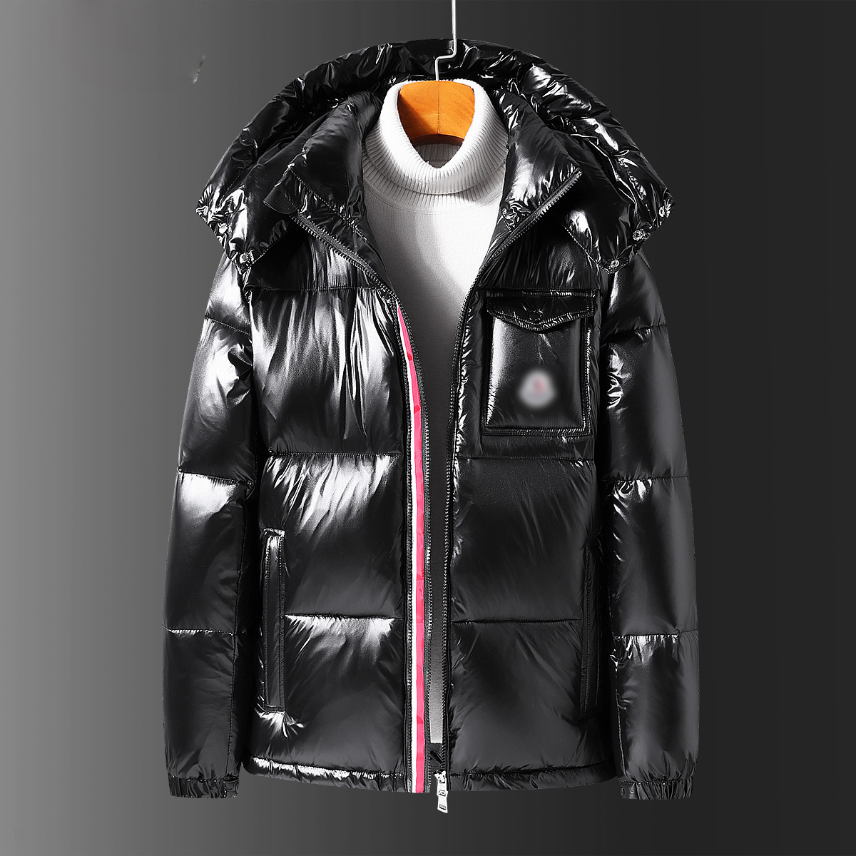 

Mens Jacket Parka Men Women Classic Casual Down Jacket Coats Mens Outdoor Warm Feather Winter Jacket Doudoune Homme Unisex Coat Outwear 26, Black