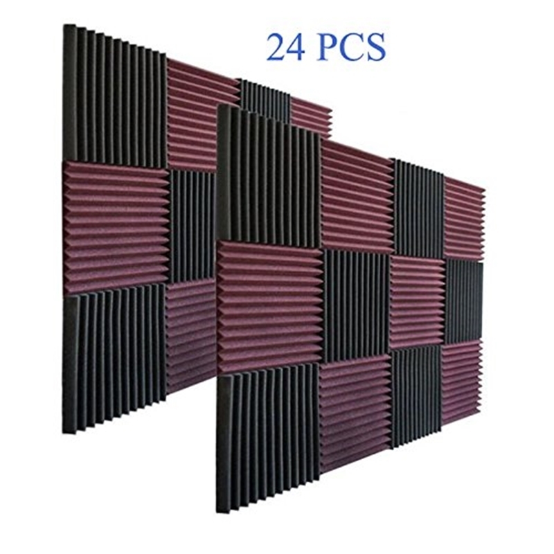 

Acoustic Panels Studio Soundproofing Foam Wedges Tiles Fireproof 1" X 12" 201106