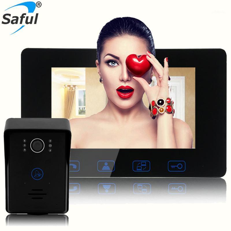 

7" Wired Video Door Phone Waterproof Door Bell Intercom System Support Unlock with Outdoor Monitoring IR Night Vision Camera1