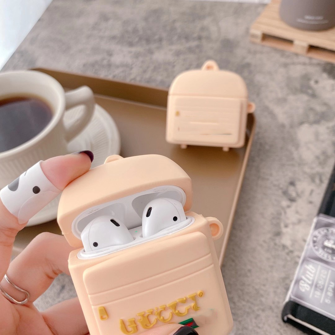 

AirPods Case Designer Backpack AirPods Pro/1/2/3case Bluetooth Headset Protective Cover Super Three-dimensional Shape with Hook