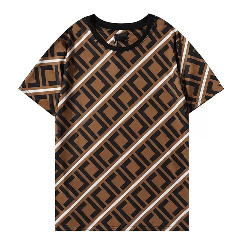 

2022 Mens Designer Fhionas T Shirts Summer Men Fashion Trendy Shirts Letter Print Casual Womens Round Neck Sale, 05