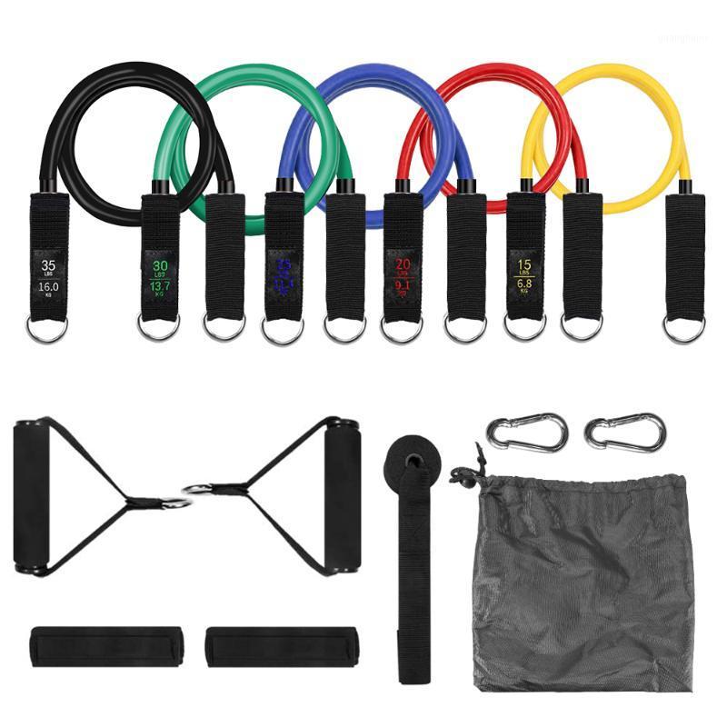 

13PCS Resistance Bands Set for Full Body Training Tubes Fitness Elastic Bands Gym Stretch Pull Rope Wide Workout Exercise1