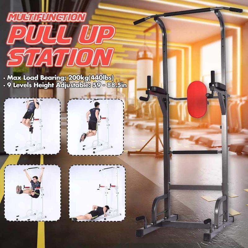 

Home Gym Pull Up Station Multifunction Height Adjustable Fitness Parallel Horizontal Bars Upper Strength Muscle Training Workout1
