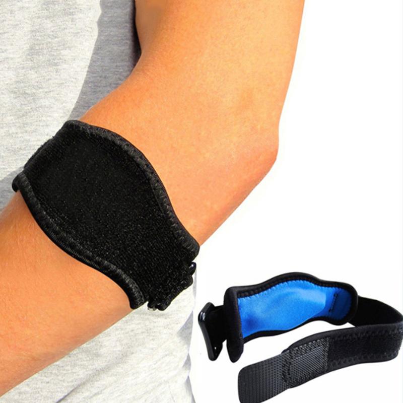 

Adjustable Sports Elbow Pads Adults Protective Fashion Basketball Badminton Voleyball Tennis Elbow PadsJoint Sport Accessorices, Blue