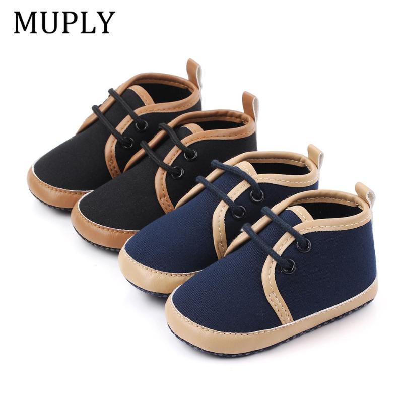 

New Baby Casual Shoes Soft bottom Infants Cotton First walkers Anti-slip Baby Shoes kids Boys Girls Crib, Navy