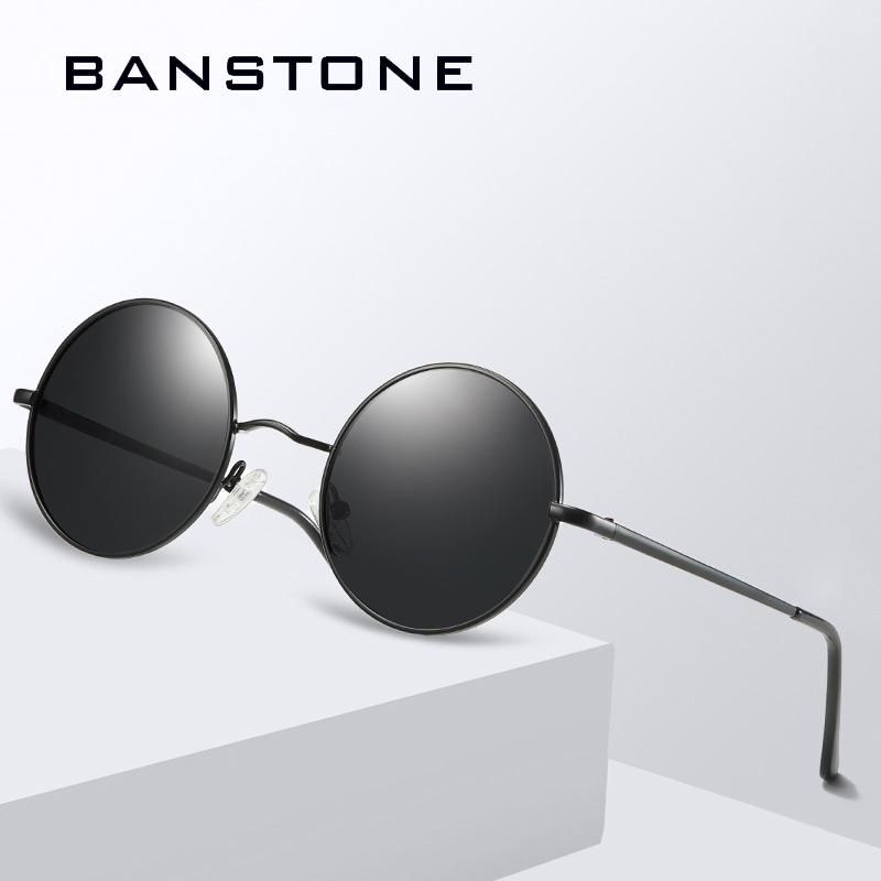 

Sunglasses BANSTONE Small Round Polarized Women Men Vintage Driving Sun Glasses Shades Retro Ladies Eyewear UV400