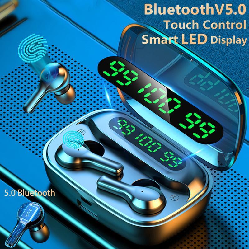 

Smart Touch 5.0 Earphones Bluetooth Wireless Earphone Earphones With Microphone Waterproof HIFI Stereo Noise Cancelling Headset1, White