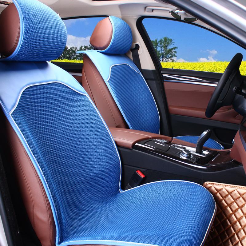 

Car seat covers Car covers Double-deck breathable mesh anti-skid seat cushion forbell cover cover set 1pcs