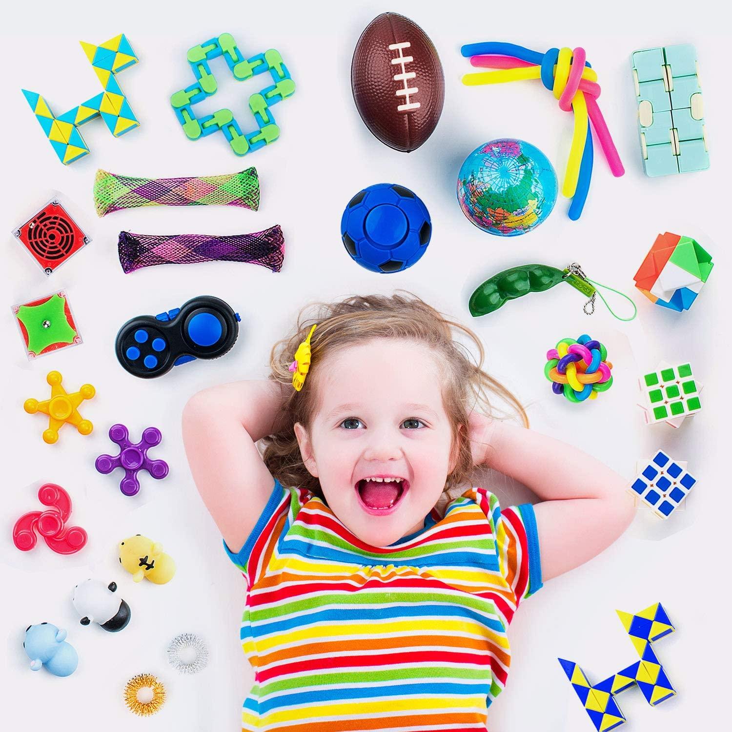 

DHL Shipping Sensory Toys Set, Relieves Stress and Anxiety Fidget Toy for Children Adults, Special Toys Assortment for Birthday Party Favors