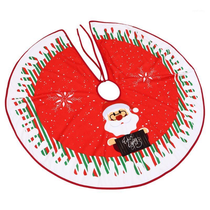 

1pc Christmas Tree Skirt Fashion Exquisite Adorable Tree Apron Cover Carpet for Festive Party1