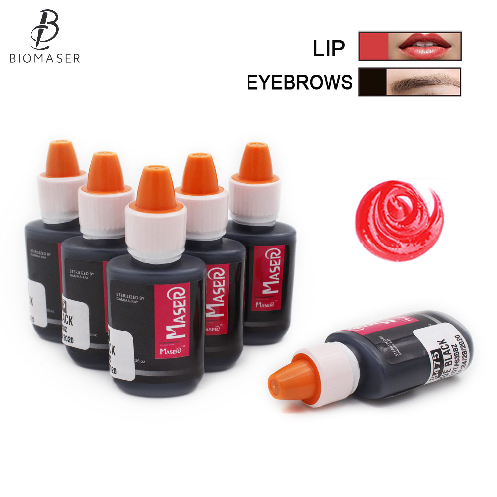 

Professional Semi Permanent Makeup Pigments Inks for Lips Colors Tattoo Color Microblading Pigment Eyebrow Tattoo Color Inks
