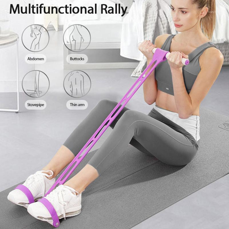 

Xinchen Amazon Pedal Rally Sit-ups Thin Belly Home Fitness Trainer Multifunctional Elastic Rope Yoga Equipment Pilates Workout1, Red