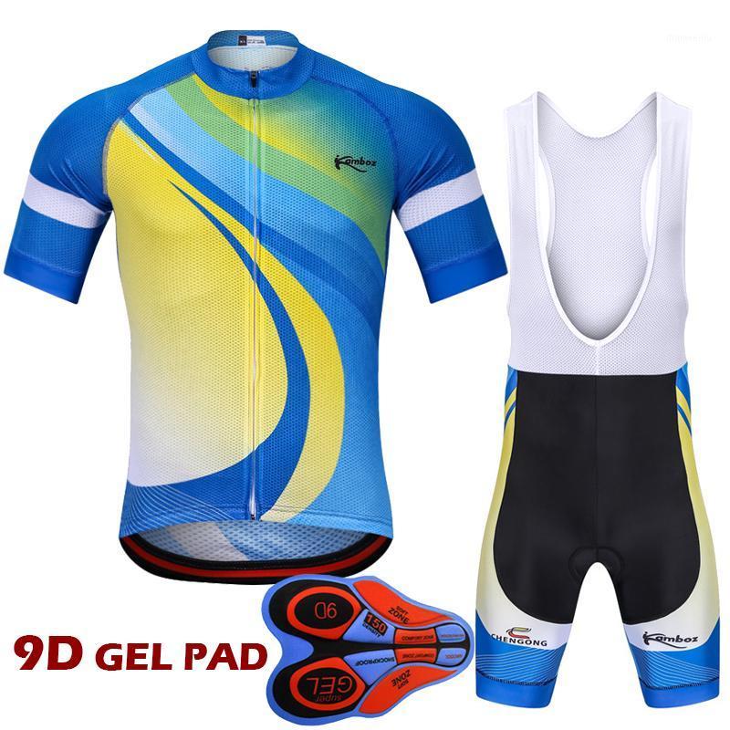 

2020 New Design Ropa Ciclismo Pro Cycling Clothing Set Short Sleeve Cycling Jersey Suit Maillot Racing Bike Clothes Jersey1, 3d gel pad