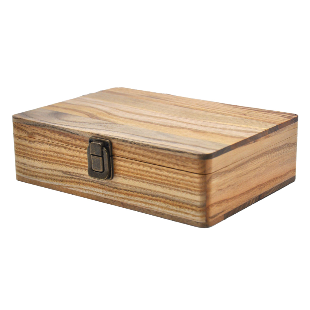 

Wood Case Cigarette Rolling Tray Paper Storage Tobacco and Herb Organizer Q0120