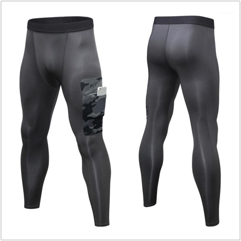 

Compression Pants Running Tights Men Training Fitness Sports Leggings Gym Jogging Trousers Sportswear Yoga Workout Sweatpants1, Gray black pocket