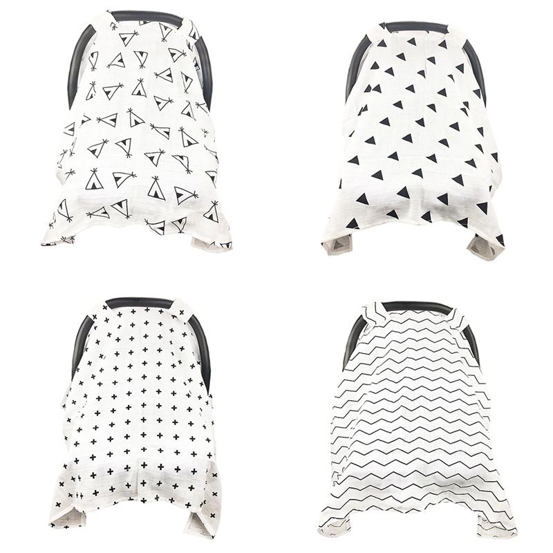 

Top Quality New Baby Stroller Car Seat Cover Breathable Sun Shade Canopy Dustproof Blanket Triangle/Tent/Ripple/Cross