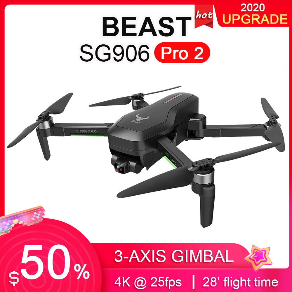 

SG906 PRO 2/ PRO GPS RC Drone 3-Axis Gimbal 4K 5G WIFI FPV Dual Camera 28mins Professional Brushless Motor RC Quadcopter Drone, Pro box 1battery