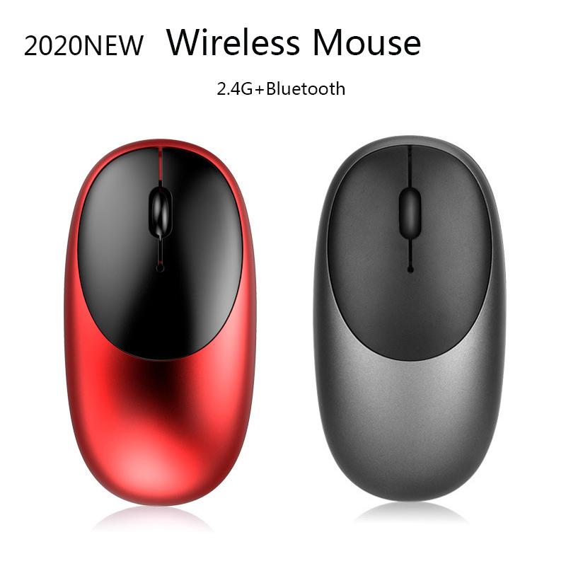 

2.4GHz Wireless Optical Mouse Gamer Rechargeable Ergonomic Mouse New Game Wireless Bluetooth Mice with USB Receiver Mause
