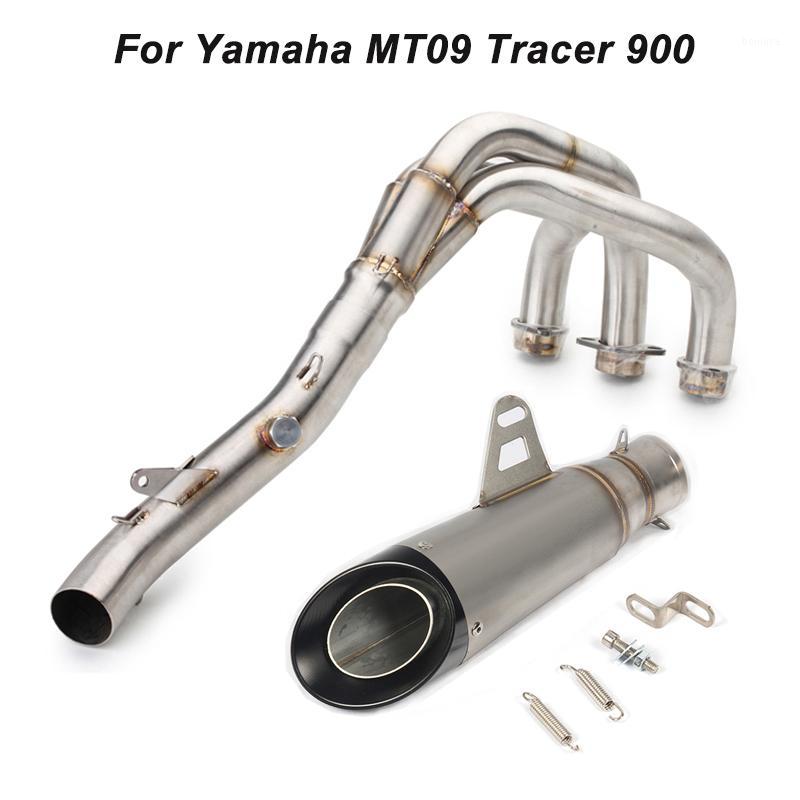 

For MT09 Tracer 900 Motorcycle Full System Exhaust Muffler Tube Header Front Connect Pipe Stainless Steel1