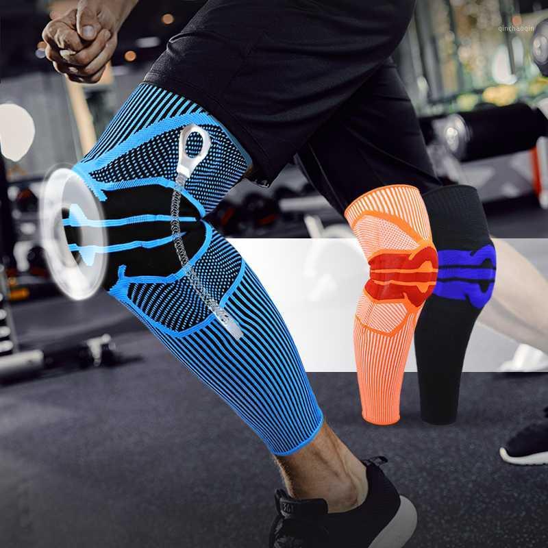 

Patella Knee Protector Elastic Brace Silicone Spring Knee Pad Basketball Knitted Compression Sleeve Support Safety Kneepad1, Black 02
