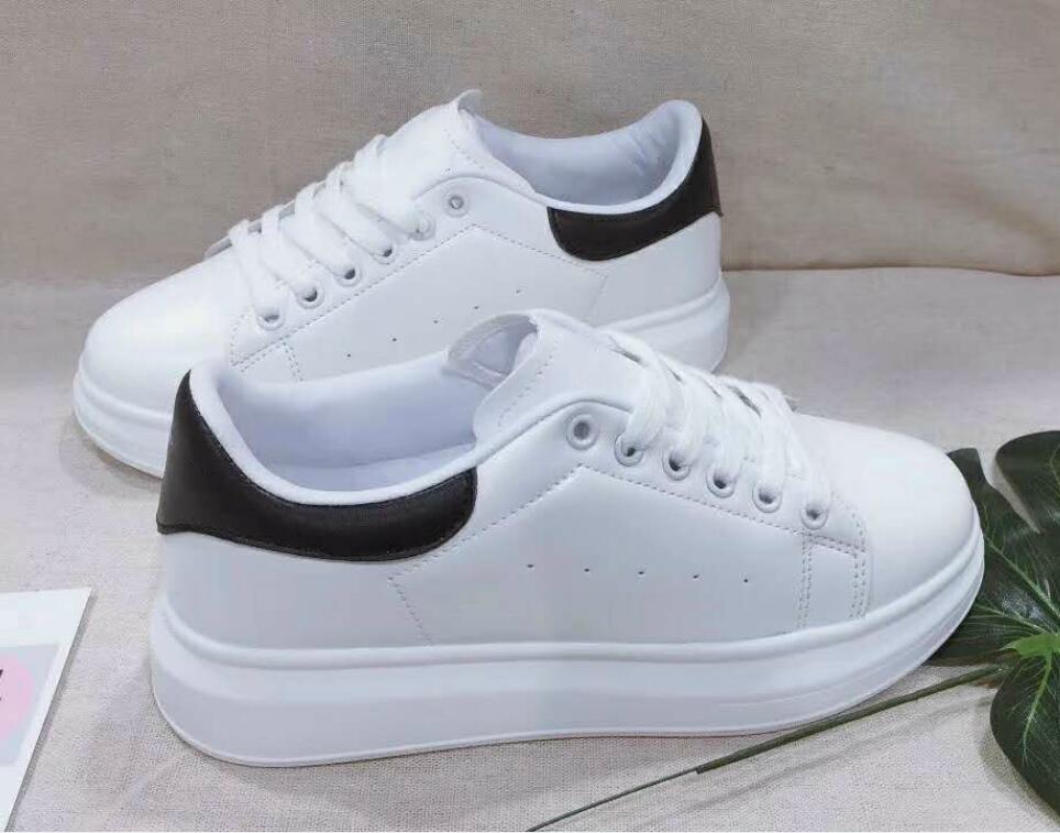 

2021 Mens Womens Blcak Velet Casual Shoes Cheap Fashion White Leather Platform Shoes Flat Outdoors Daily Dress Party Shoes, Black pu 1
