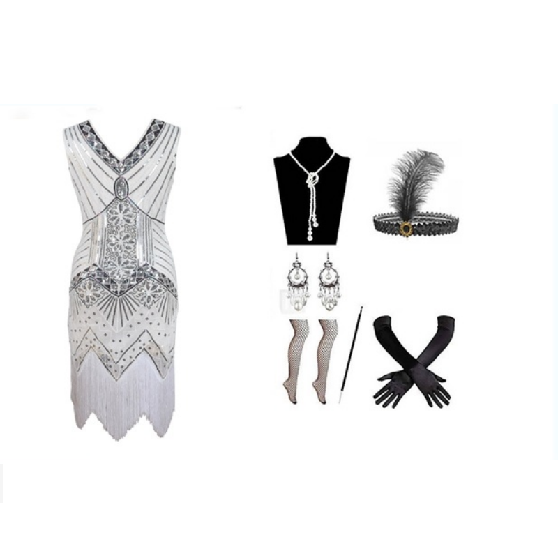 

The 1920s Vintage Great Gatsby Flapper Dress Costume Accessory Women's suit