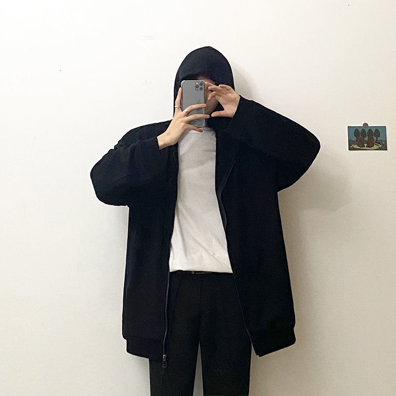 

Male Spring 2021 and Autumn Thin New Cardigan Hoodies Young Men VXTR, Suck yellow