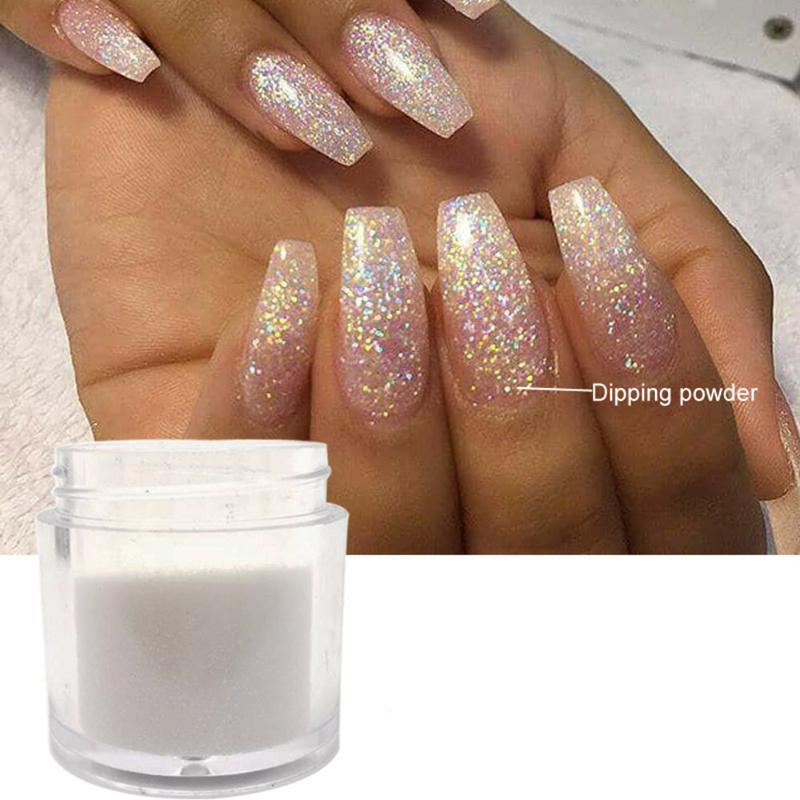 

1 Box Holographic Dipping Powder Nail Dip Powder Set Pigment Glitter Nails Gradient Glitter Acrylic Nail Art Decorations