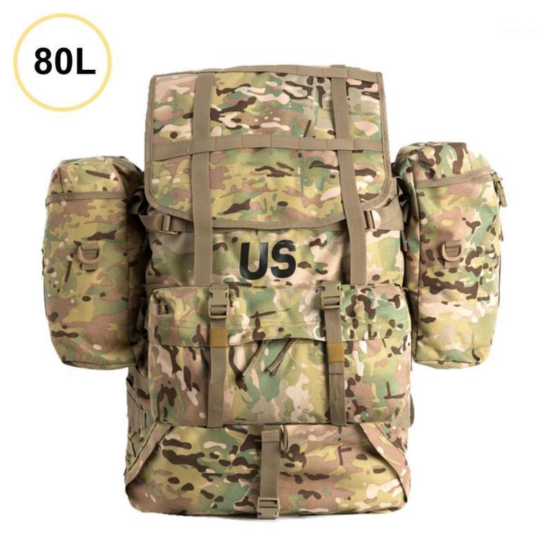 

MT Backpack Molle Gainter Assembly Tactical Rucksack Army Survival Assault Combat Men Field Outdoor Camping Hiking Bag1, Multicam