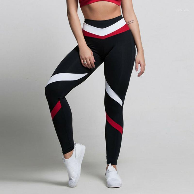 

2020 Summer Thin Sexy Women Yoga Pants Fashion Workout Leggings Fitness Sports Running Skinny Legging Vetement Sport Femme1, Black