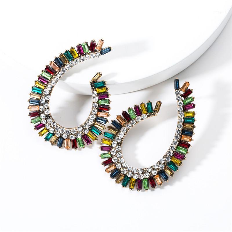 

Dangle & Chandelier Teardrop Retro Pendant Earrings With Acrylic Gold Decoration Women Fashion Party Banquet Jewelry Gift Romantic Design1