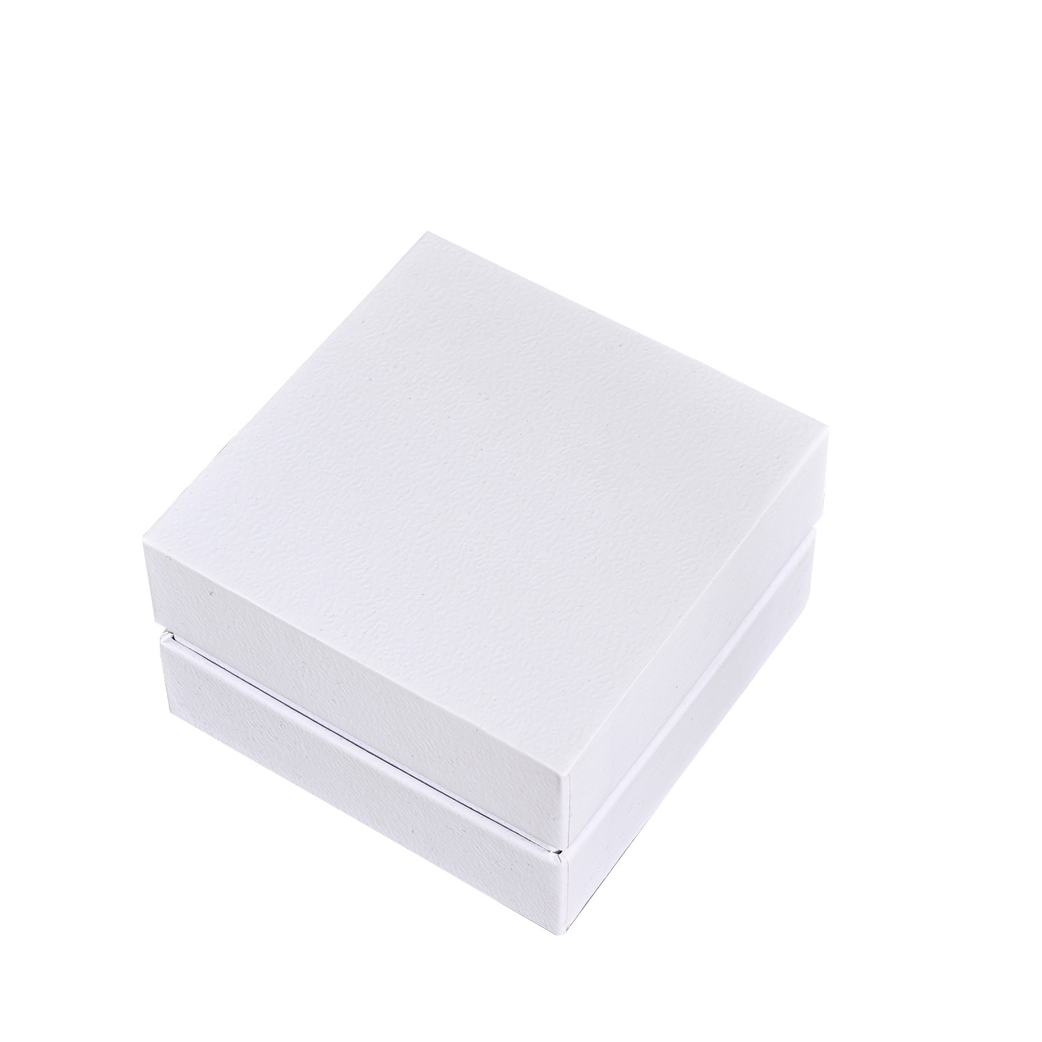 

White jewelry box paper bracelet watch jewelry first packaging box wholesale