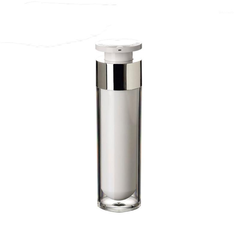 

15ml 30ml 50ml Plastic MS cosmetic Airless Bottle face cream airless pump bottle1
