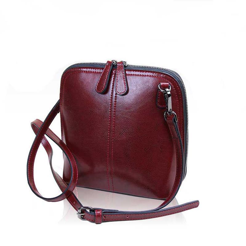 

2021 Genuine Leather Women's Shoulder Bags Women Shell Crossbody Bag Flap Designer Ladies Shell Messenger Bags, Black