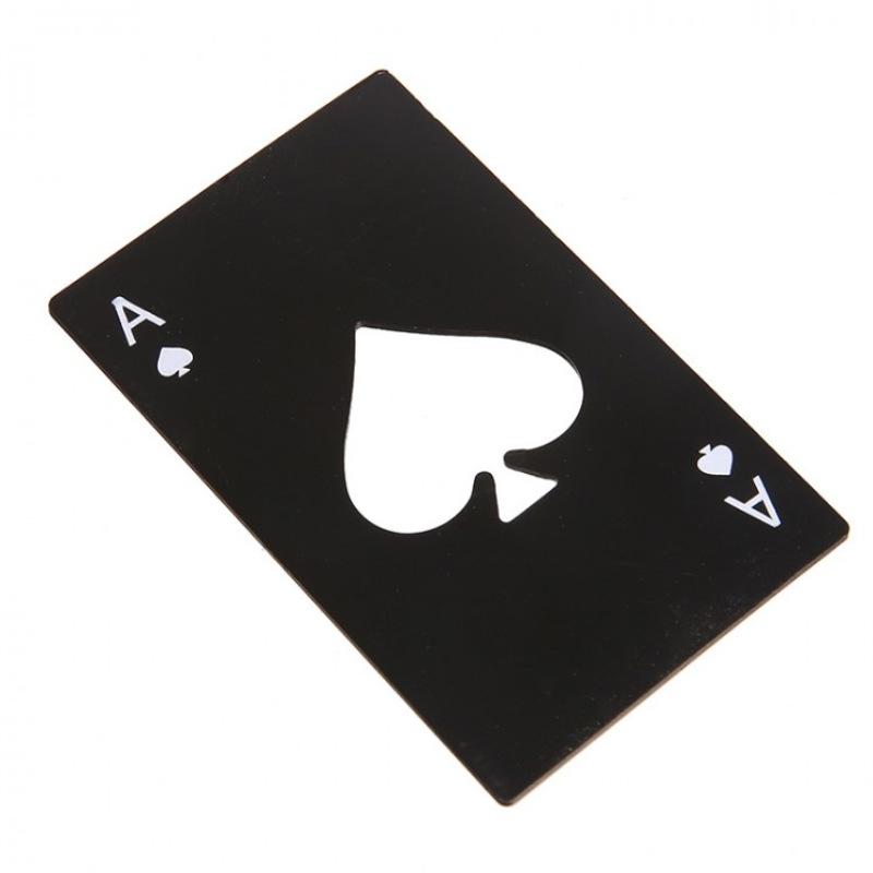 

Spade A bottle opener creative playing card stainless steel bottle opener