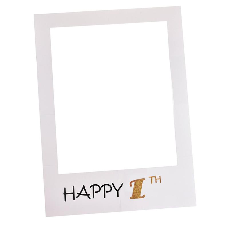 

1 16 18 21 30 40 50 60th Birthday Party Photo Booth Prop Frame Game Decor DIY